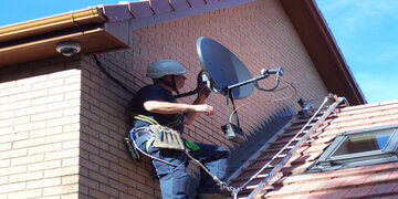 Satellite dish installers
